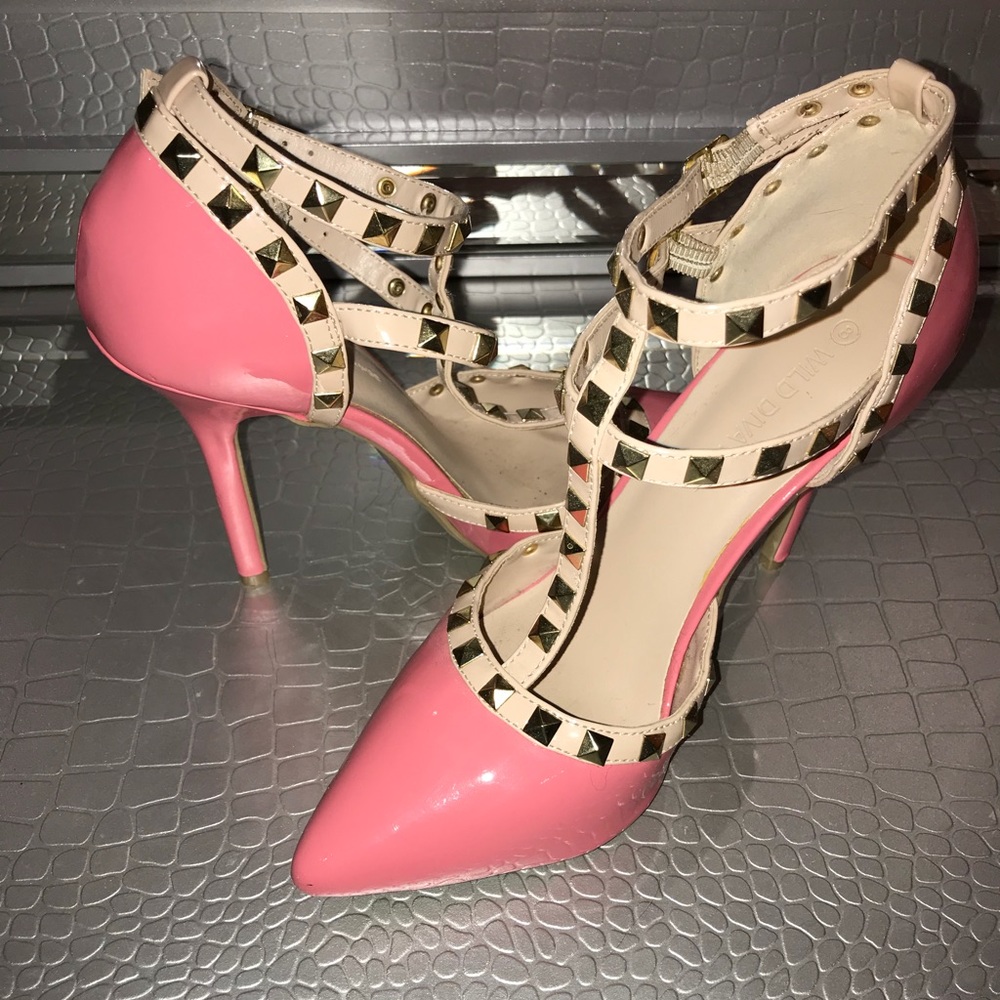 Pink heels